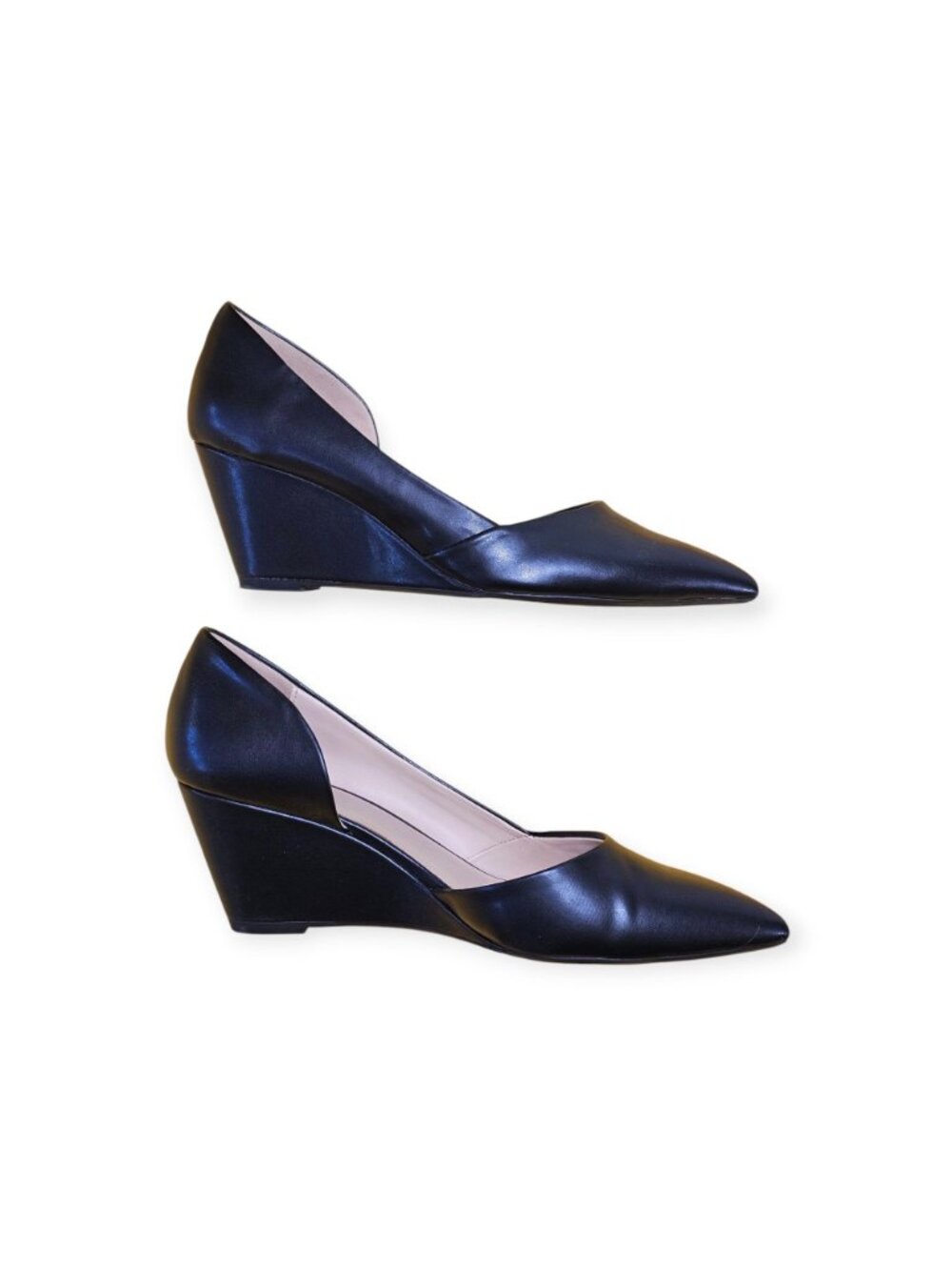 Kenneth Cole Reaction Womens Eltinn Black Wedge Pumps Size 10 EU 41 Box Included - Picture 5 of 7